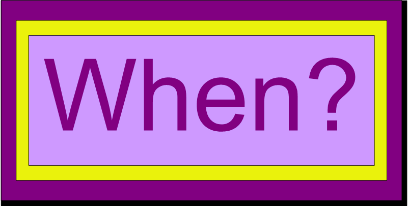 When do processes and systems change?